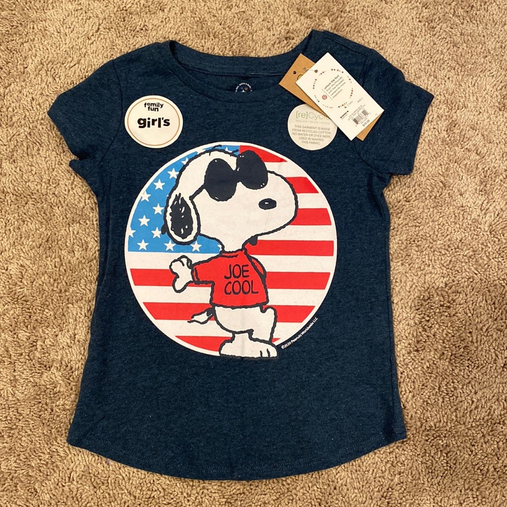 Girls Size 4 Snoopy Shirt